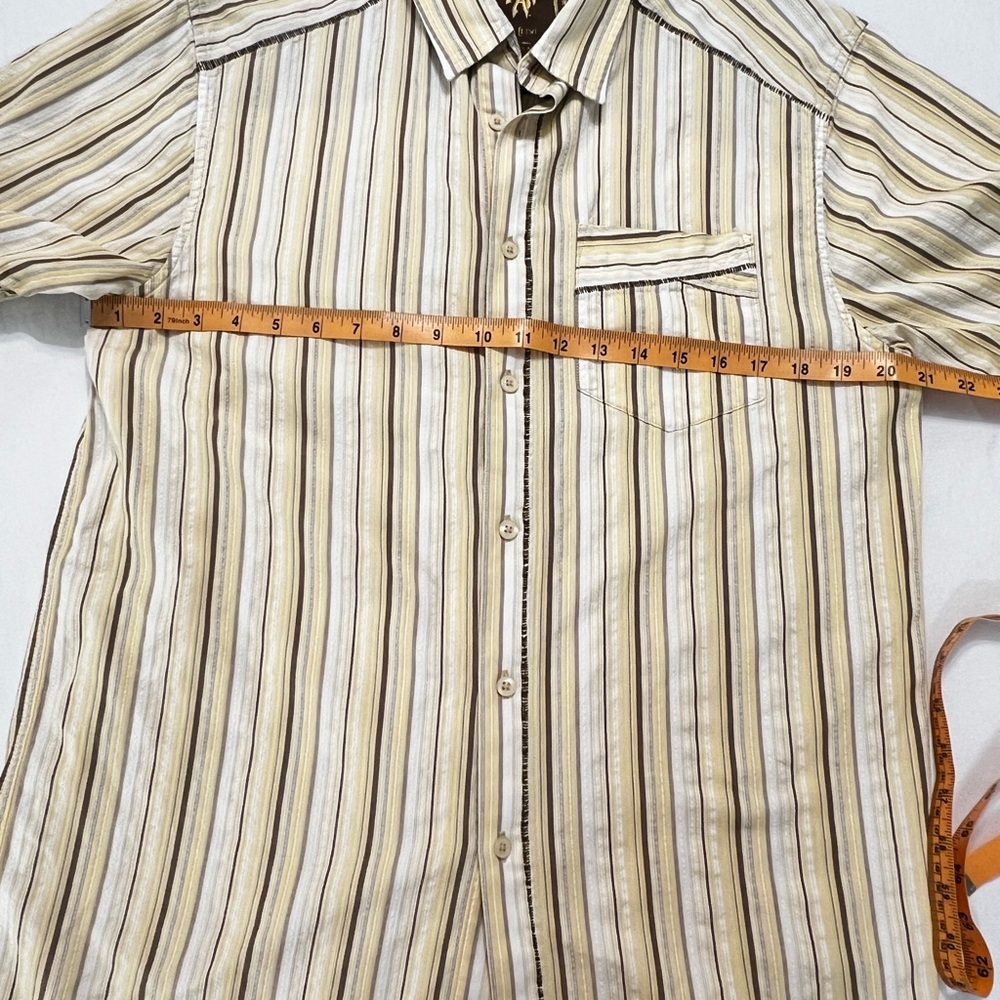PrAna Men’s Short Sleeve Button-Up Shirt Bundle | Size Large | Boho Casual - Picture 12 of 16